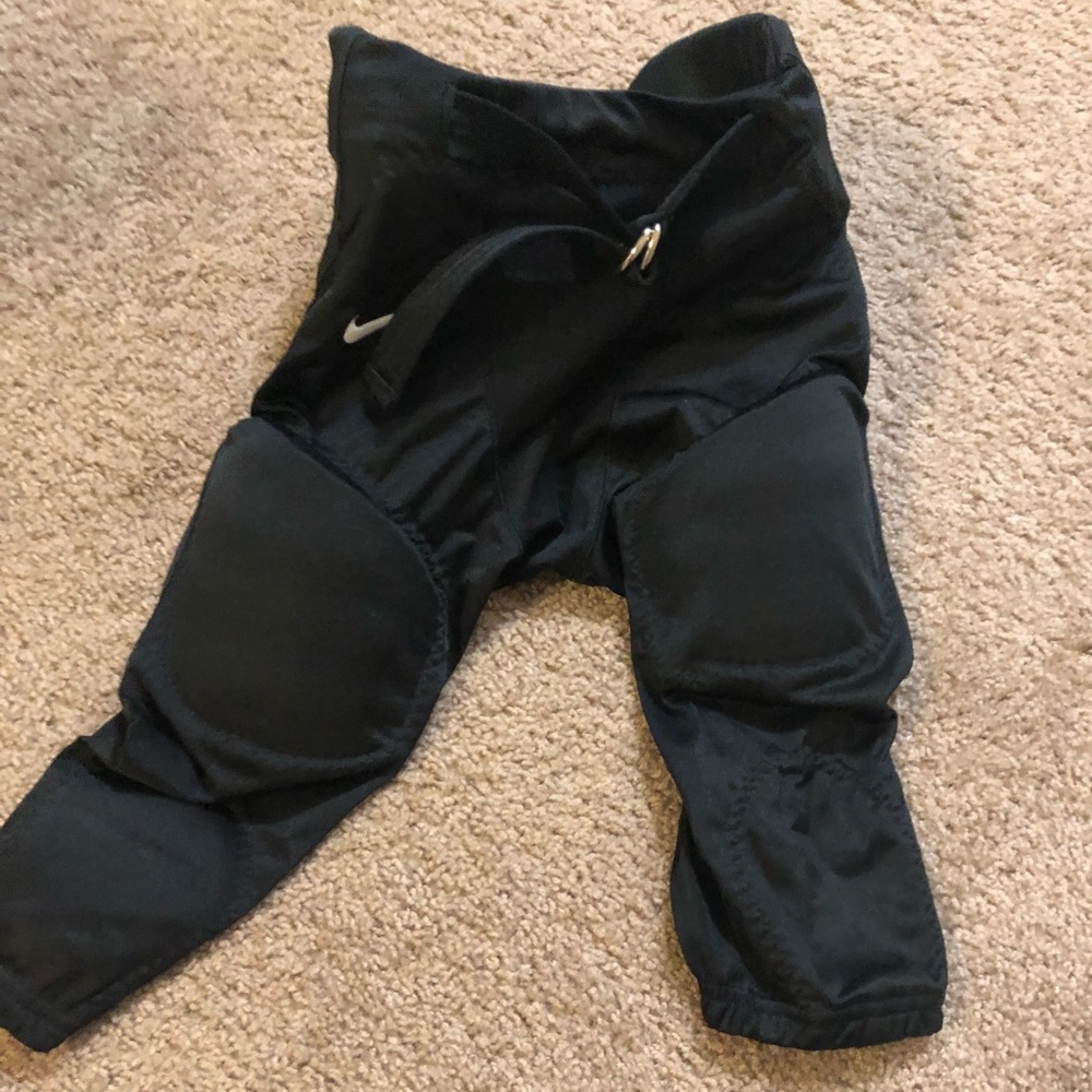 Black Nike Football compression pants with padding